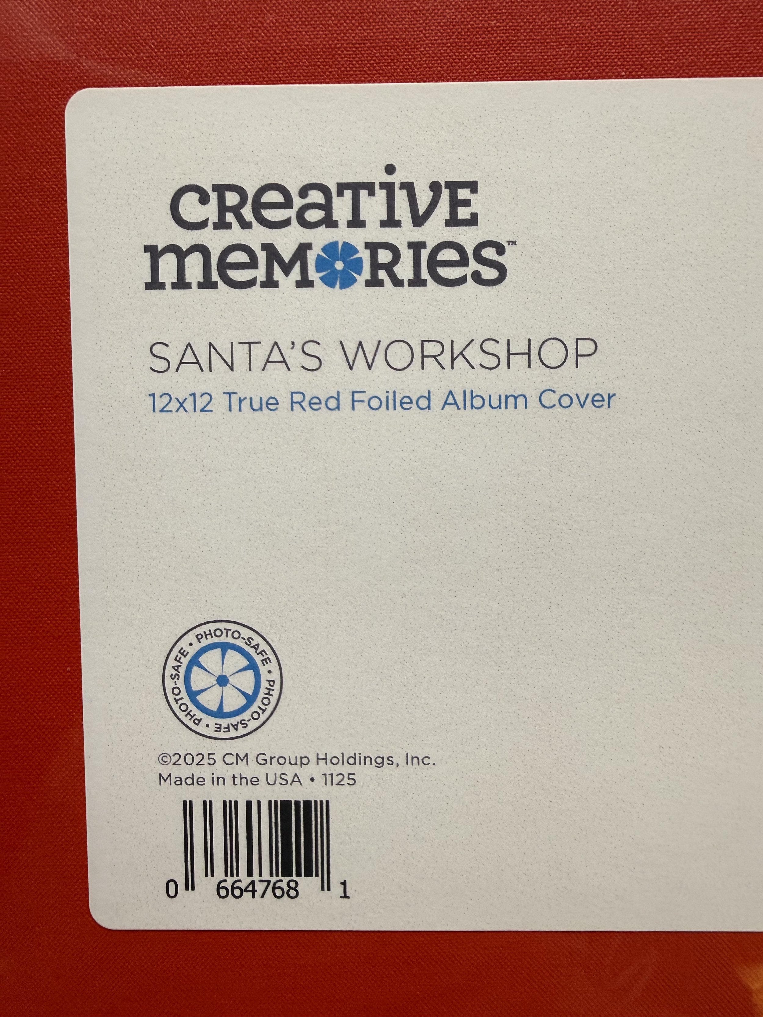 Sants's Workshop, 12 x 12 True Red Foiled Album Cover Set